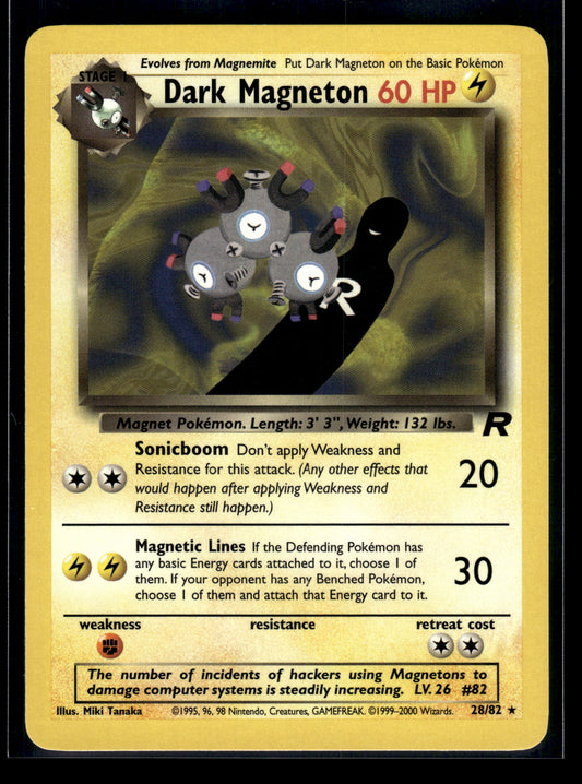 Dark Magneton #28/82 Team Rocket LP