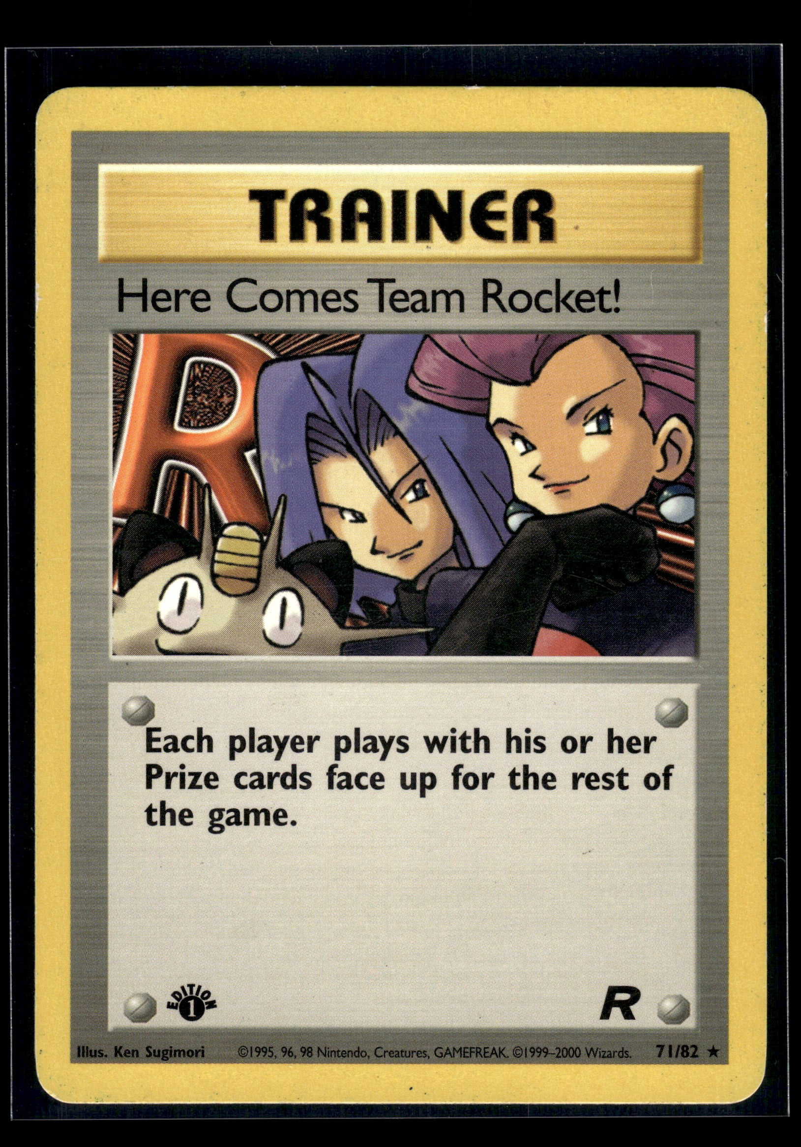 Here Comes Team Rocket! #15/82 1st Edition Team Rocket MP