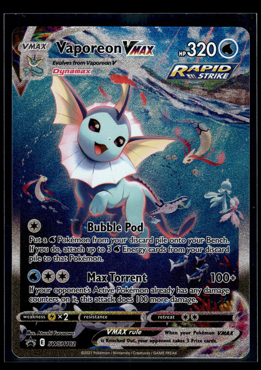 Vaporeon VMAX #SWSH182 Sword & Shield Promo Cards VLP