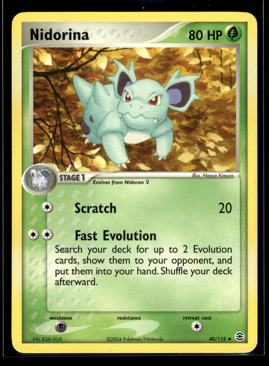 Nidorina #40/112 FireRed & LeafGreen LP