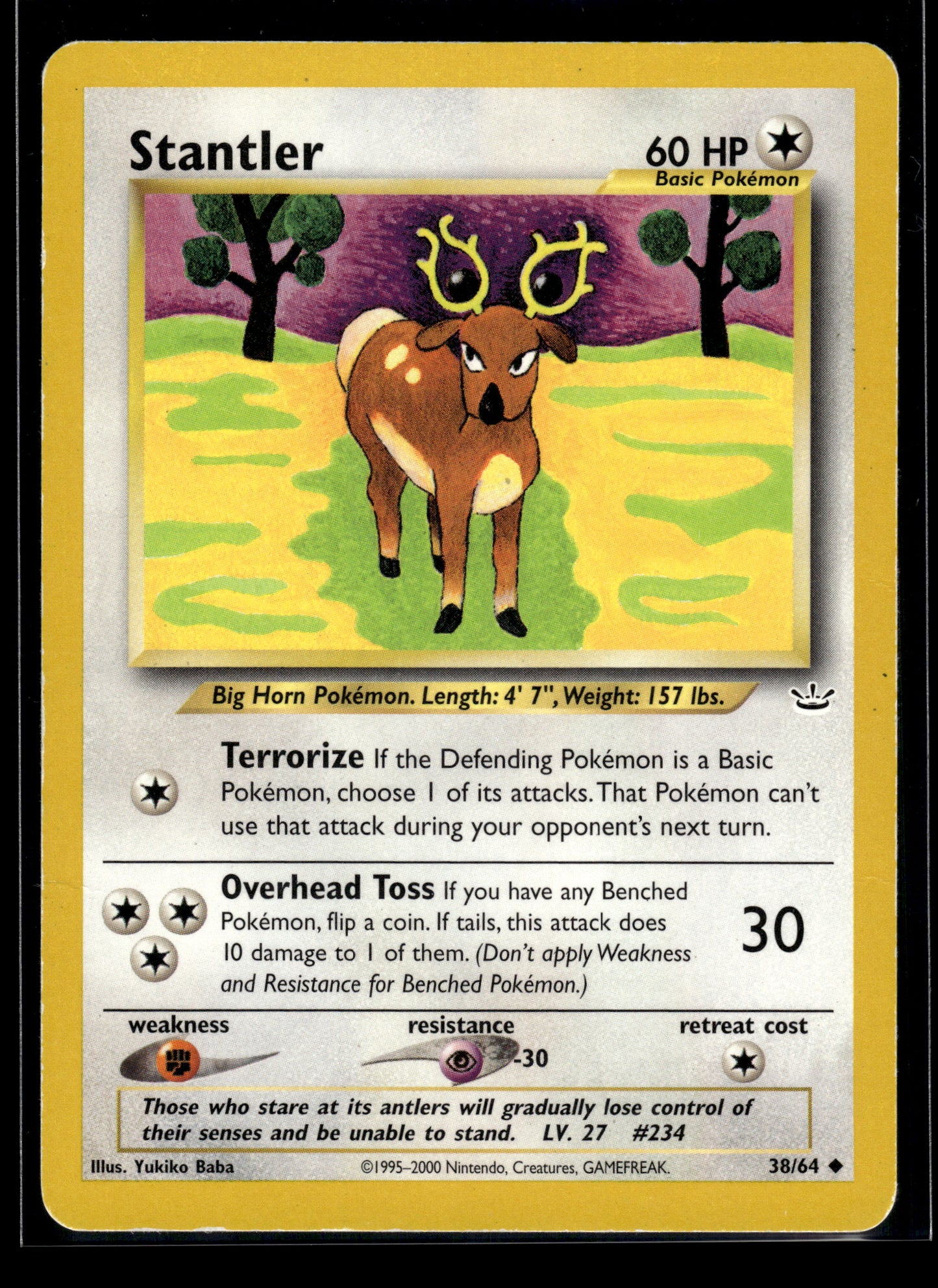 Stantler #38/64 Neo Revelation MP