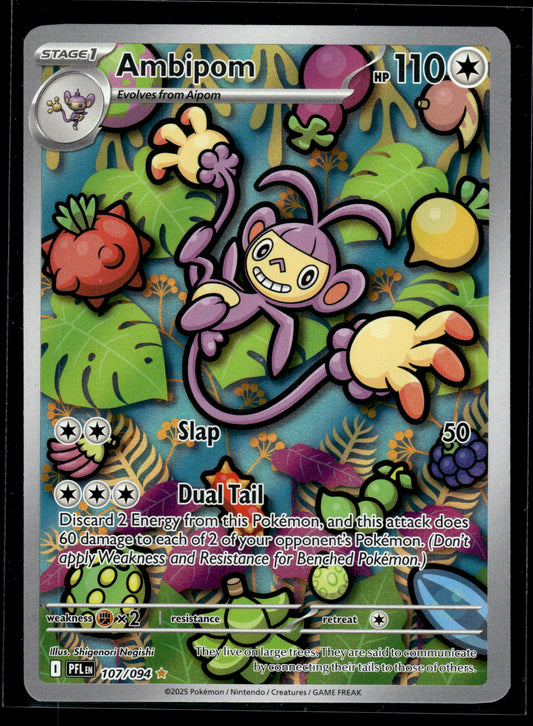 Ambipom #107/094 Phantasmal Flames VLP