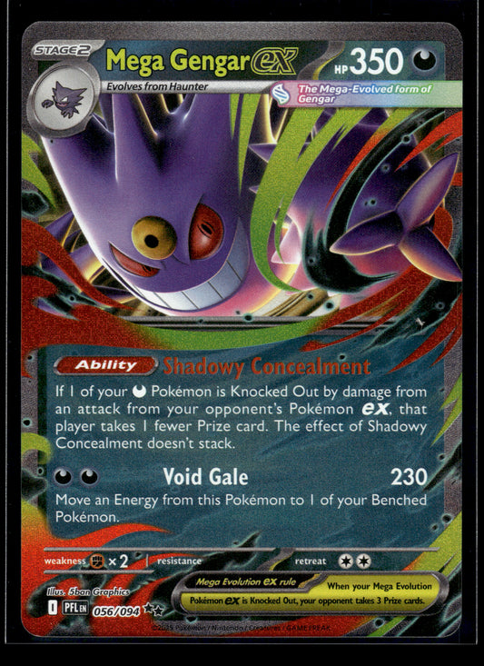 Mega Gengar ex #056/094 Phantasmal Flames VLP
