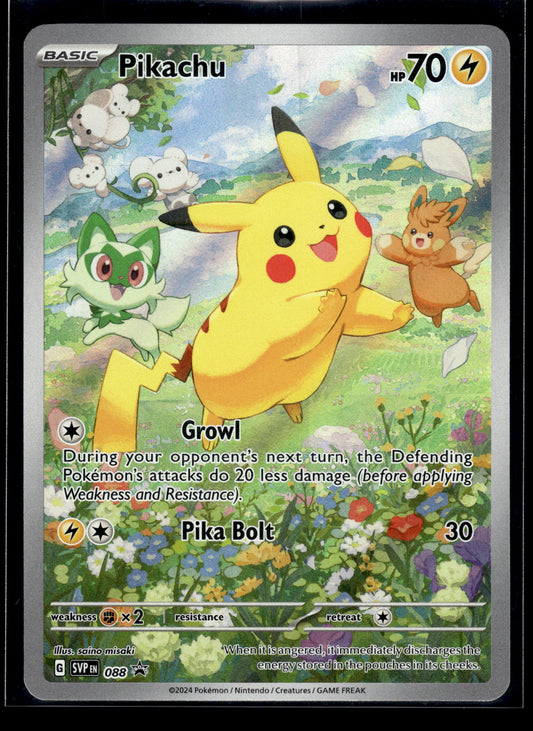 Pikachu #088 Scarlet & Violet Promo Cards LP