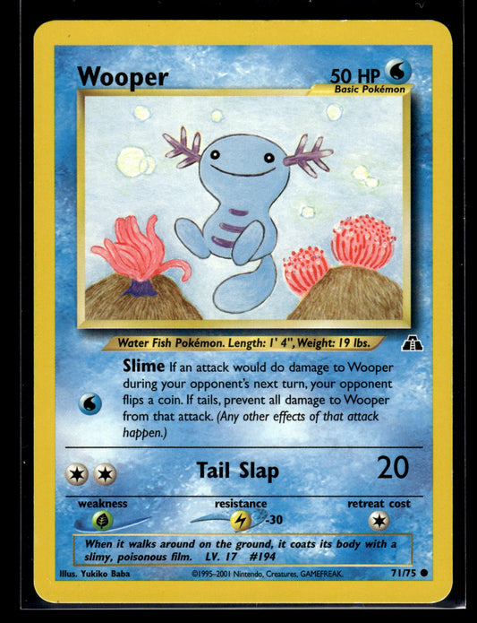 Wooper #71/75 Neo Discovery LP