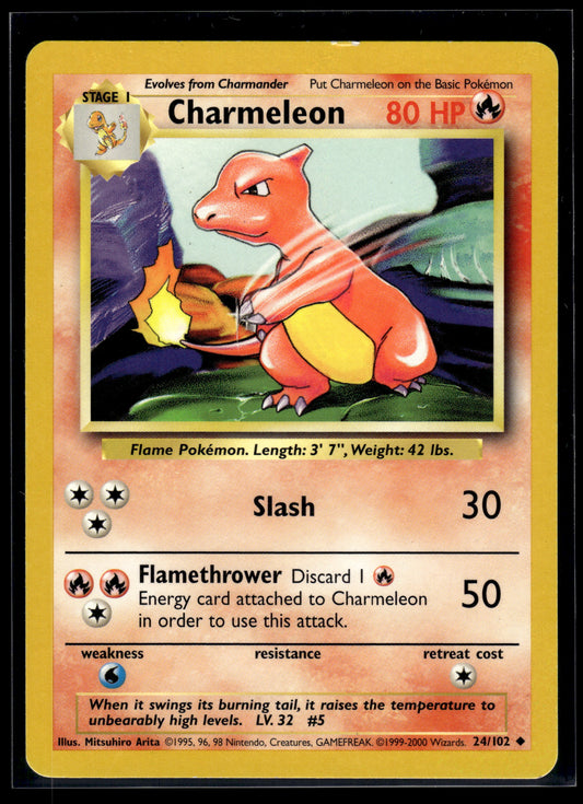 Charmeleon #024/102 1999-2000 Base Set LP