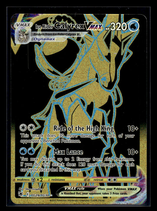 Ice Rider Calyrex VMAX #TG29/TG30 Astral Radiance Trainer Gallery LP