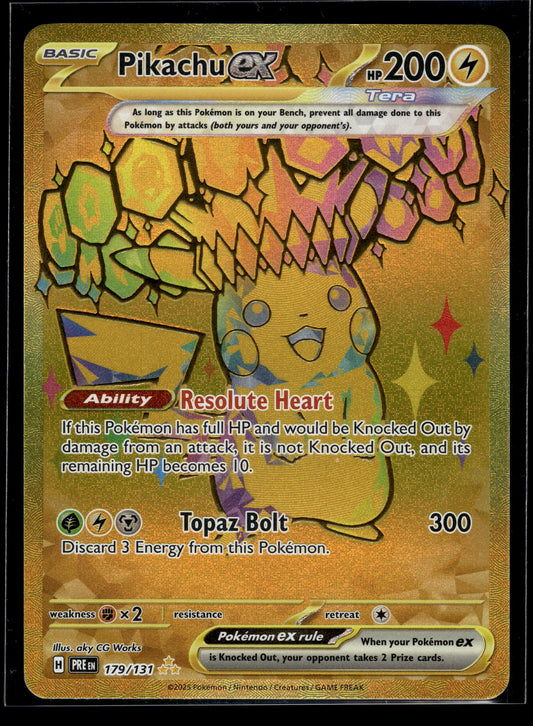 Pikachu ex #179/131 Prismatic Evolutions LP
