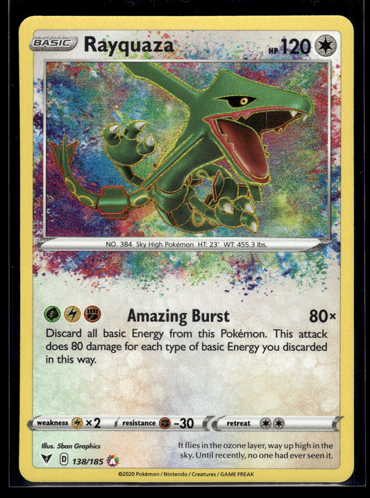 Rayquaza #138/185 Vivid Voltage NM