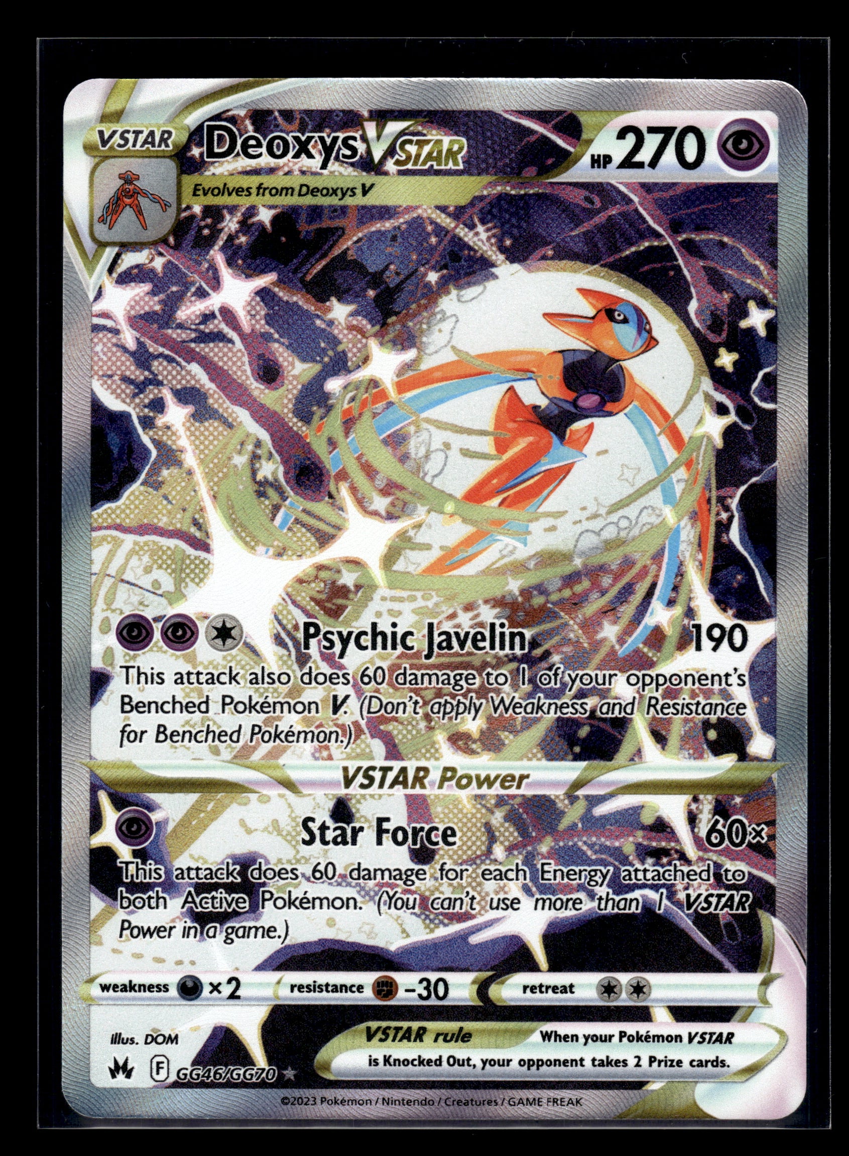 Deoxys VSTAR #GG46/GG70 Crown Zenith VLP