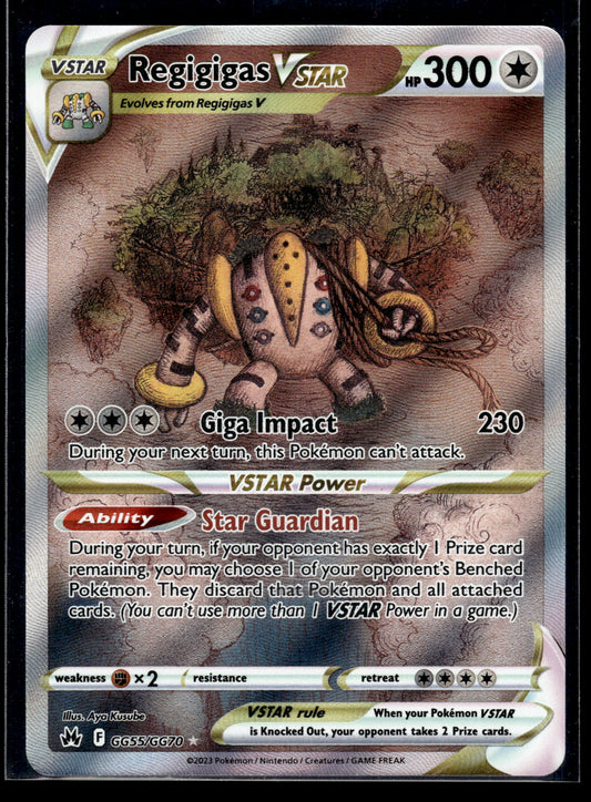 Regigigas VSTAR #GG55/GG70 Crown Zenith NM