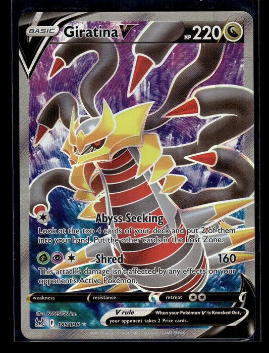 Giratina V #185/196 Lost Origin LP