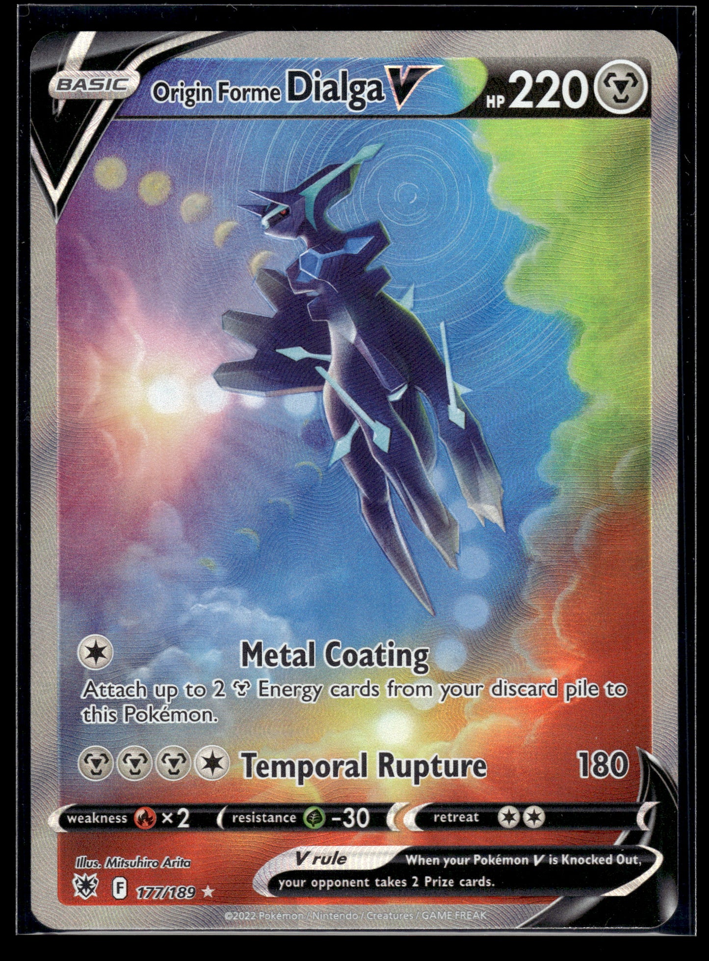 Origin Forme Dialga V #177/189 Astral Radiance VLP