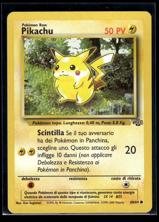 Pikachu #60/64 ITALIAN Jungle LP