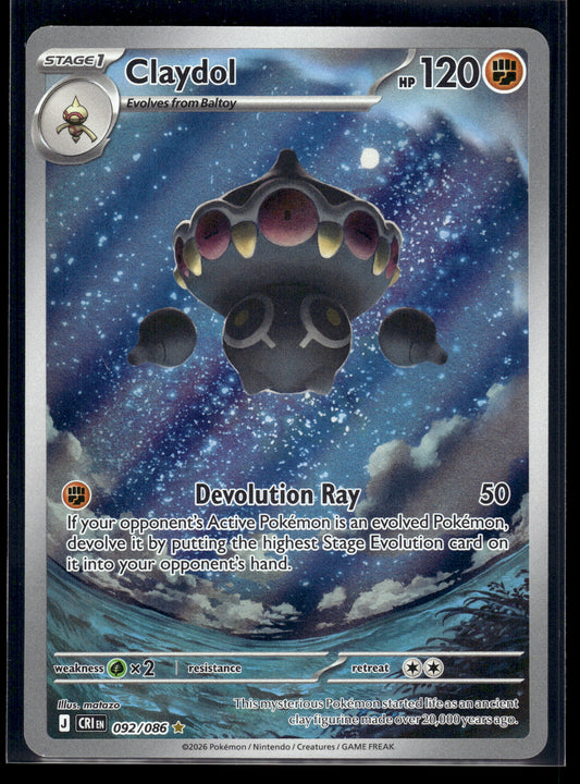 Claydol #092/086 Chaos Rising VLP