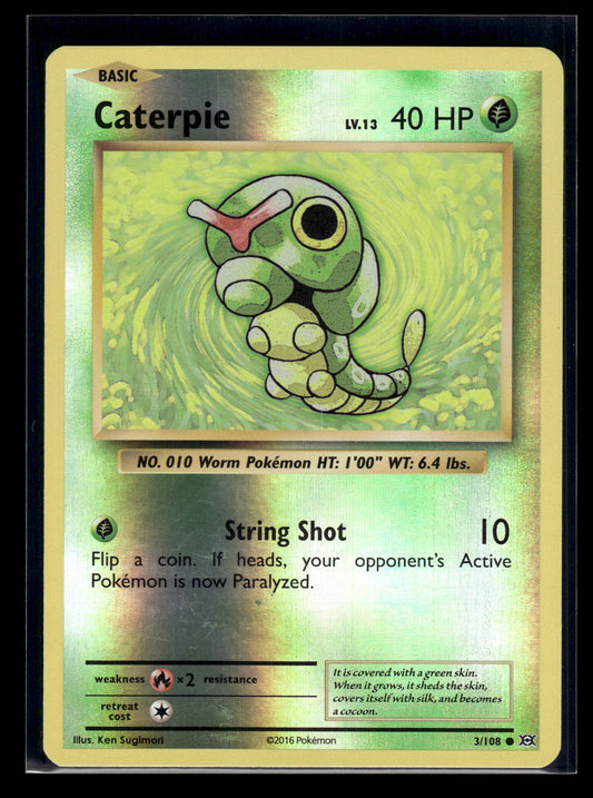 Caterpie #3/108 Reverse Holo Evolutions LP