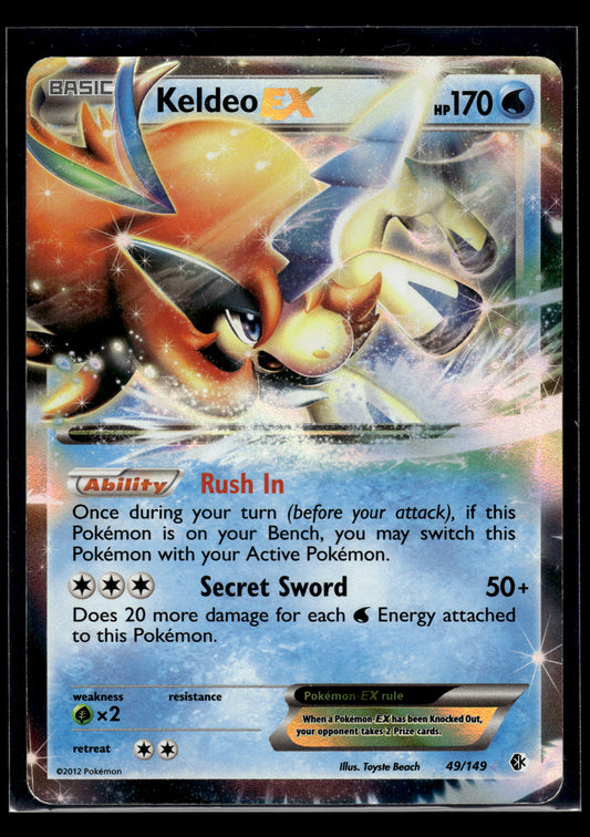Keldeo EX #49/149 Boundaries Crossed LP