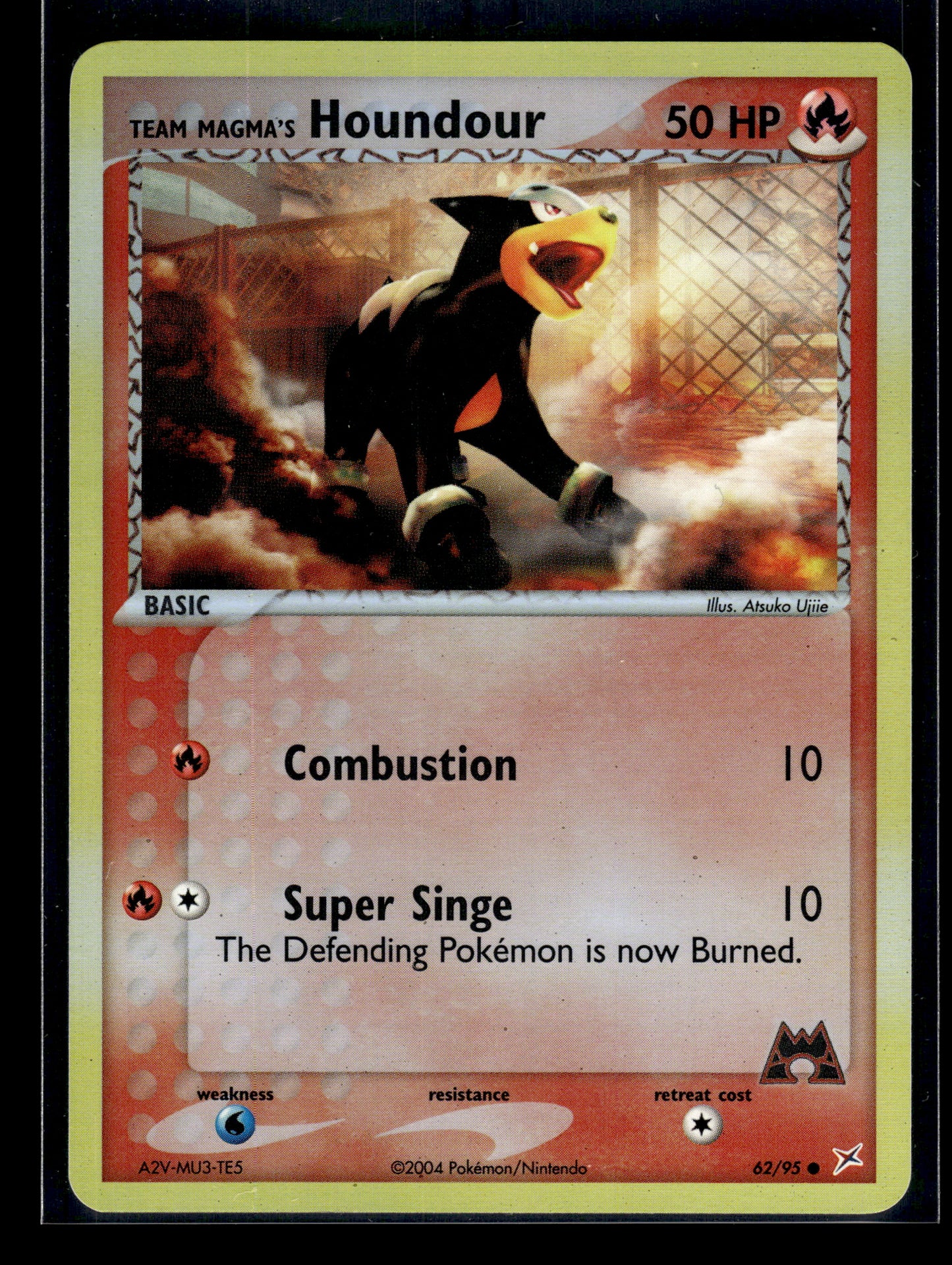 Team Magma's Houndour #62/95 Reverse Holo Team Magma vs Team Aqua LP