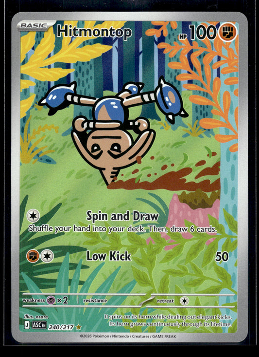 Hitmontop #240/217 Ascended Heroes NM