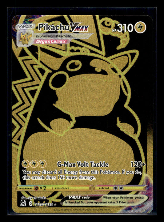 Pikachu VMAX #TG29/TG30 Lost Origin Trainer Gallery NM