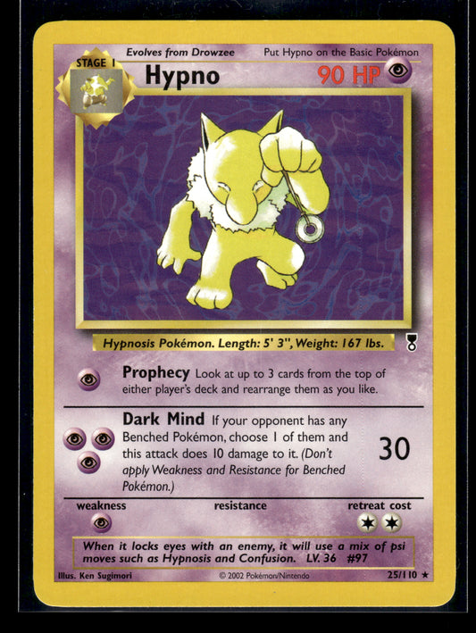 Hypno #025/110 Legendary Collection LP