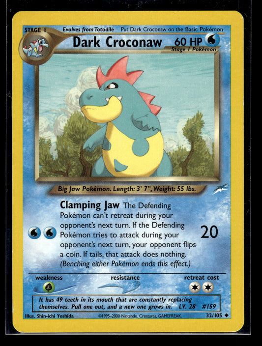 Dark Croconaw #032/105 Neo Destiny LP