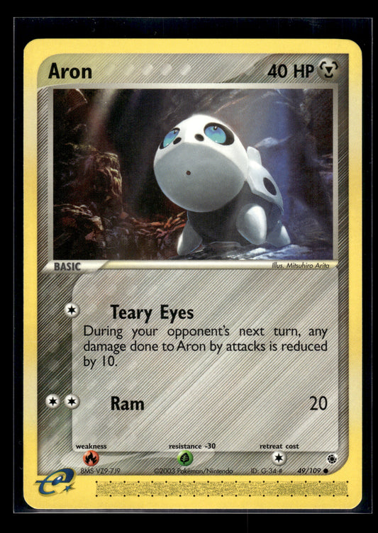 Aron #49/109 Ruby and Sapphire LP
