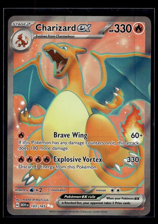 Charizard ex #183/165 Scarlet & Violet 151 VLP