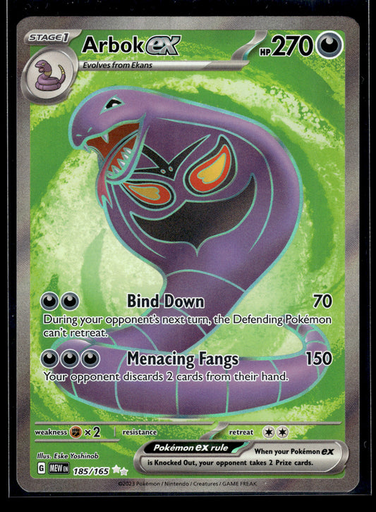 Arbok ex #185/165 Scarlet & Violet 151 LP