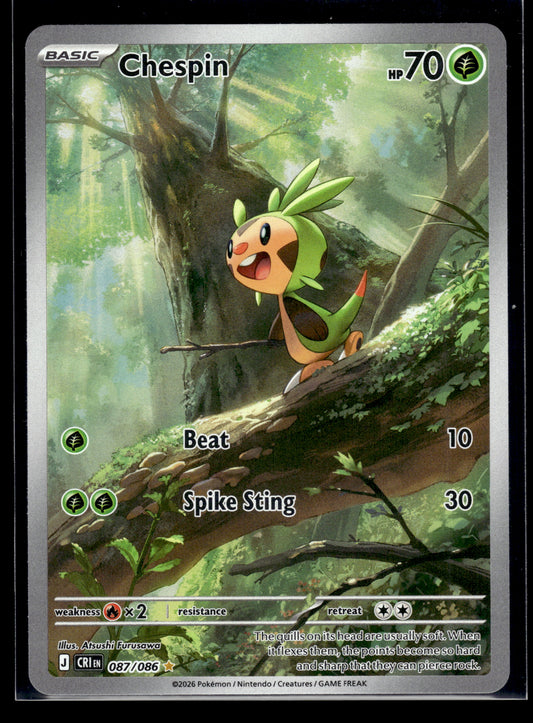 Chespin #087/086 Chaos Rising LP