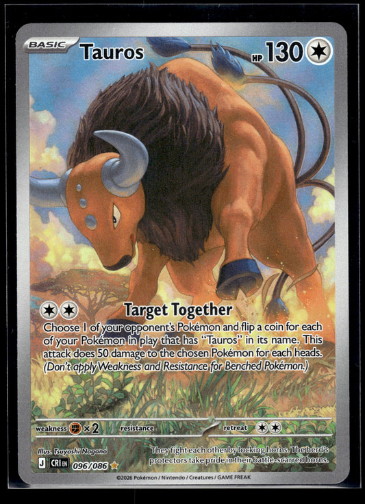 Tauros #096/086 Chaos Rising NM