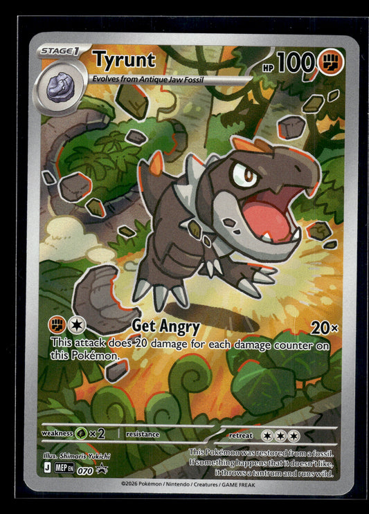 Tyrunt #070 Mega Evolution Promo LP