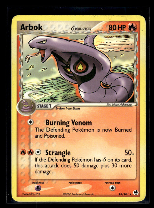 Arbok (Delta Species) #13/101 Dragon Frontiers LP