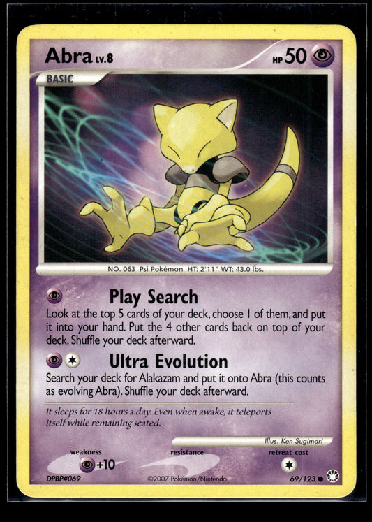 Abra #69/123 Mysterious Treasures LP