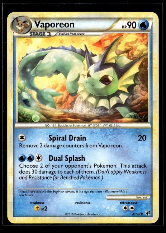 Vaporeon #41/90 Undaunted LP