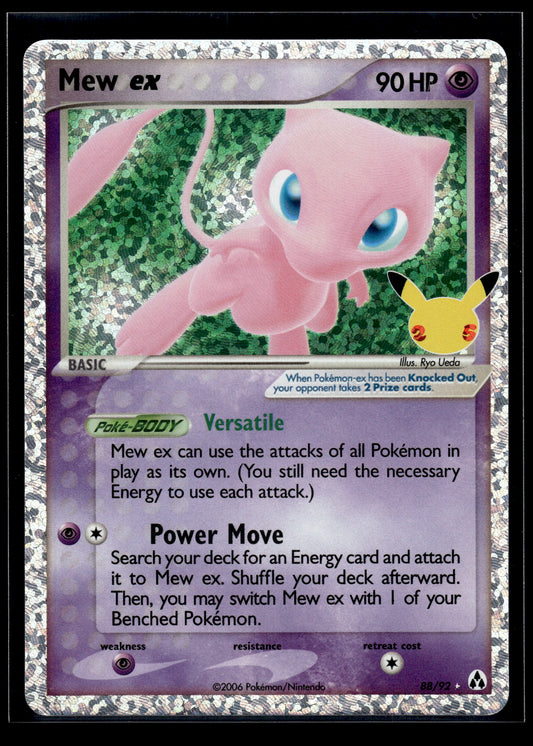 Mew ex #88/92 Celebrations VLP