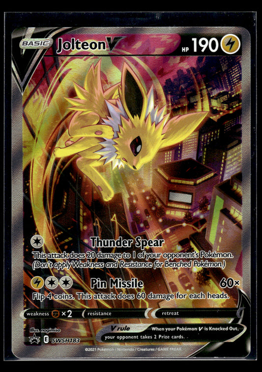 Jolteon V #SWSH183 Sword & Shield Promo Cards VLP