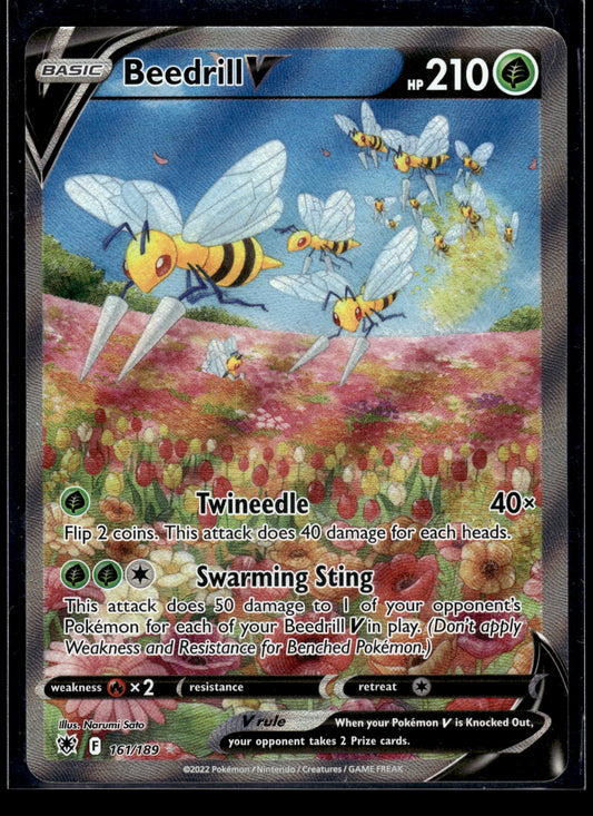 Beedrill V (Alternate Full Art) #161/189 Astral Radiance VLP
