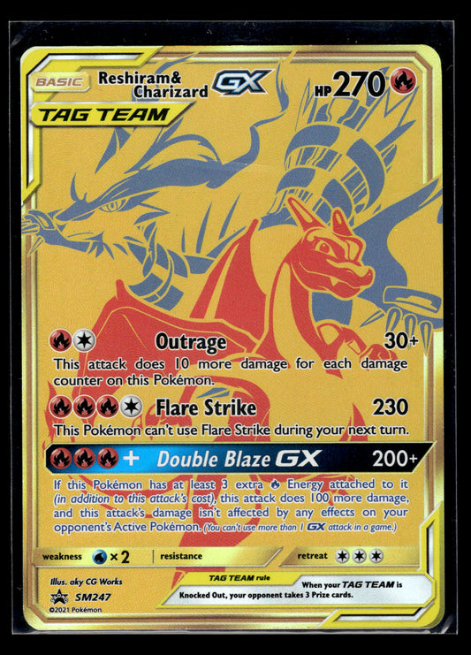 Reshiram & Charizard GX #SM247 SM Promos VLP