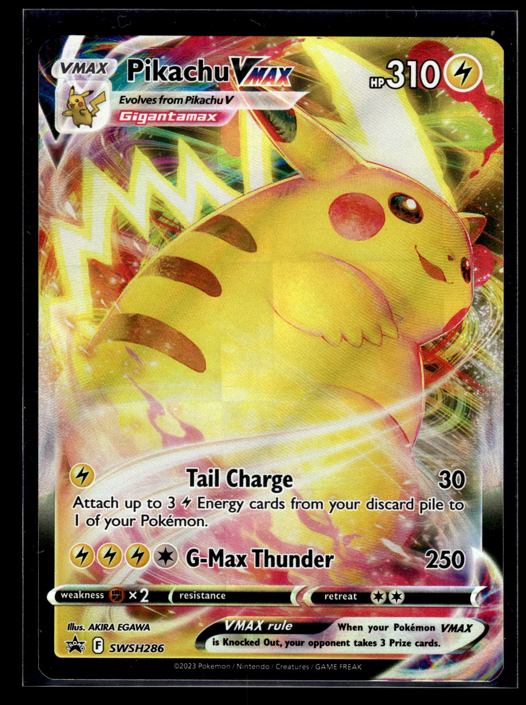 Pikachu VMAX #SWSH286 Sword & Shield Promo Cards LP