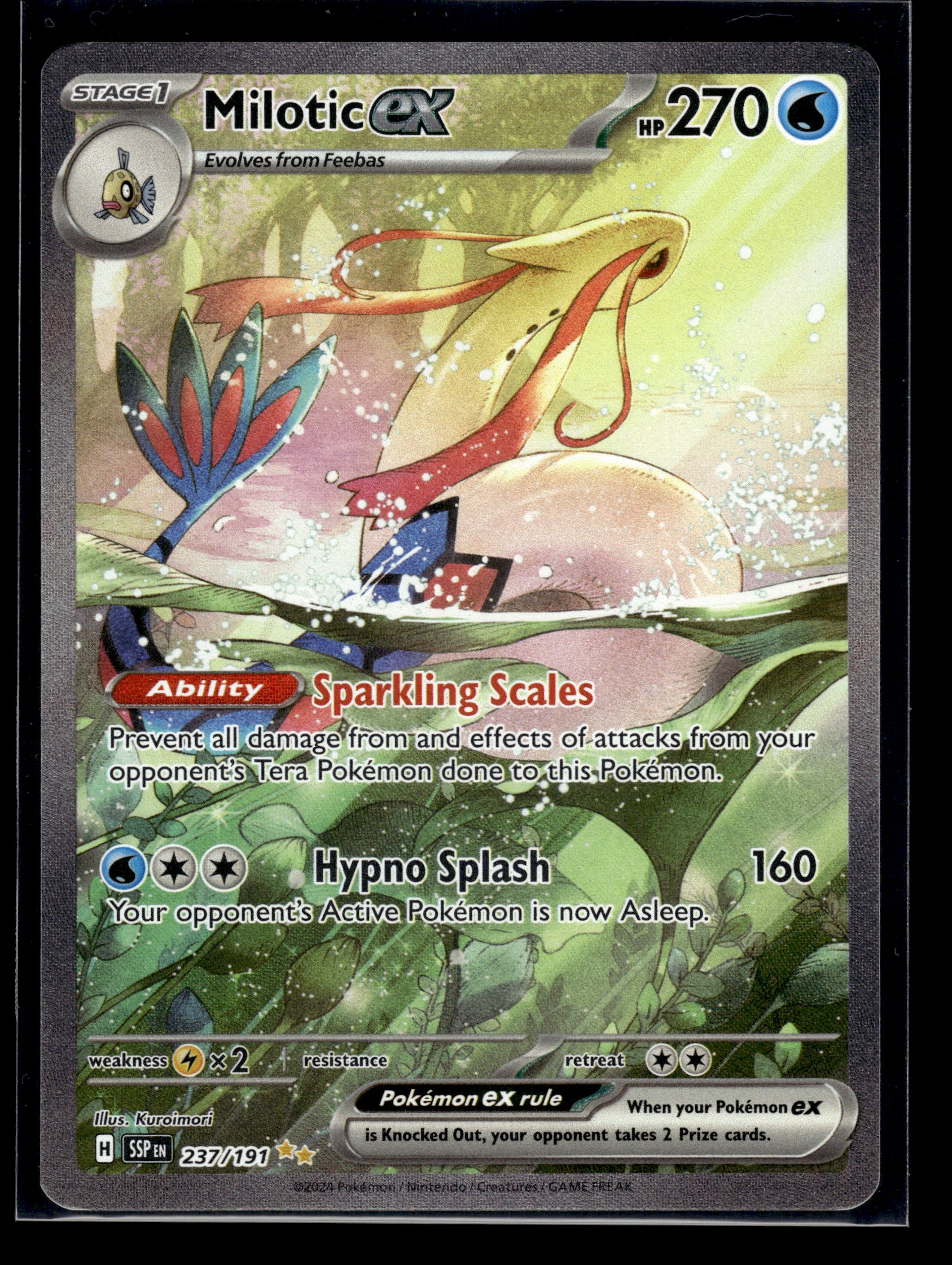 Milotic ex #237/191 Surging Sparks VLP