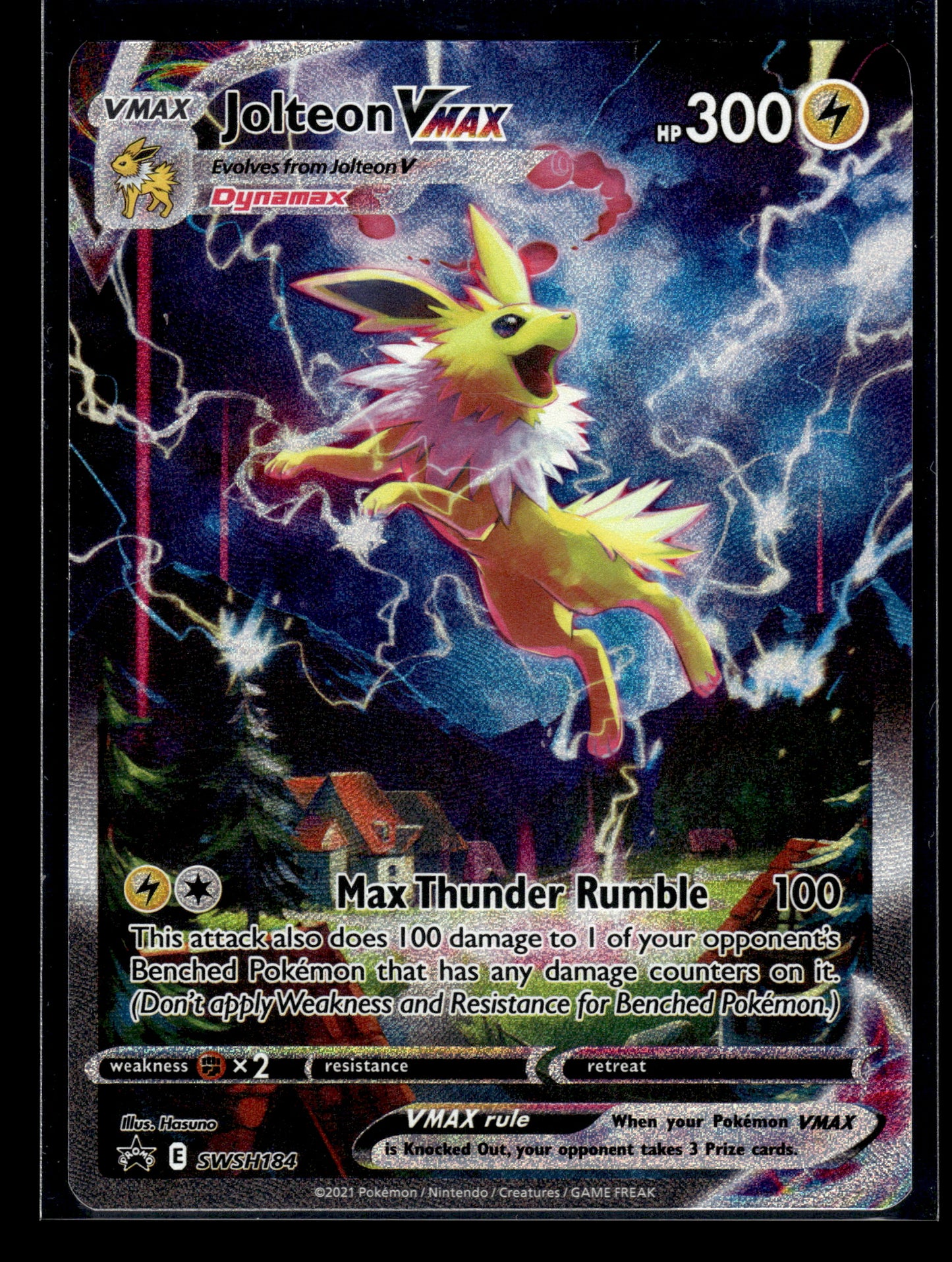 Jolteon VMAX #SWSH184 Sword & Shield Promo Cards VLP