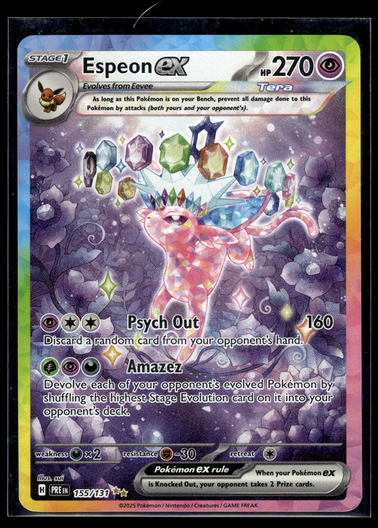 Espeon ex #155/131 Prismatic Evolutions VLP