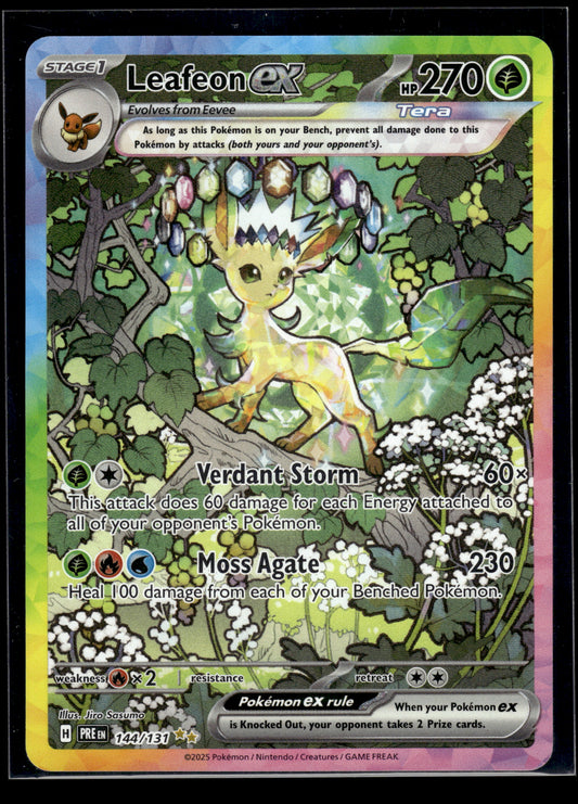 Leafeon ex #144/131 Prismatic Evolutions NM