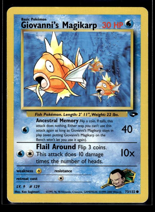 Giovanni's Magikarp #073/132 Gym Challenge MP