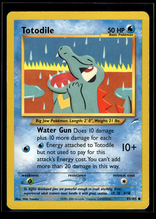 Totodile #085/105 Neo Destiny MP
