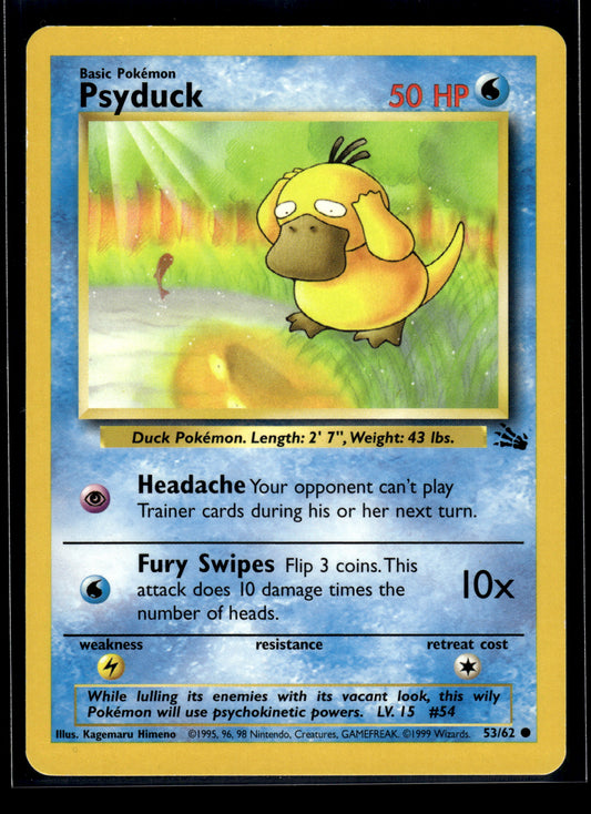 Psyduck #53/62 Fossil LP