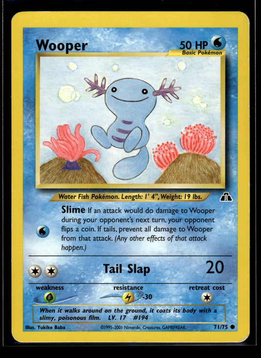Wooper #71/75 Neo Discovery LP