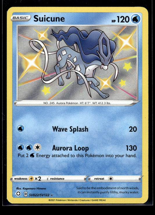 Suicune #SV022/SV122 Shining Fates: Shiny Vault VLP