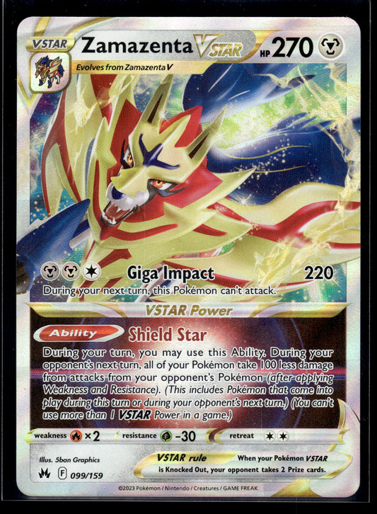 Zamazenta VSTAR #099/159 Crown Zenith VLP